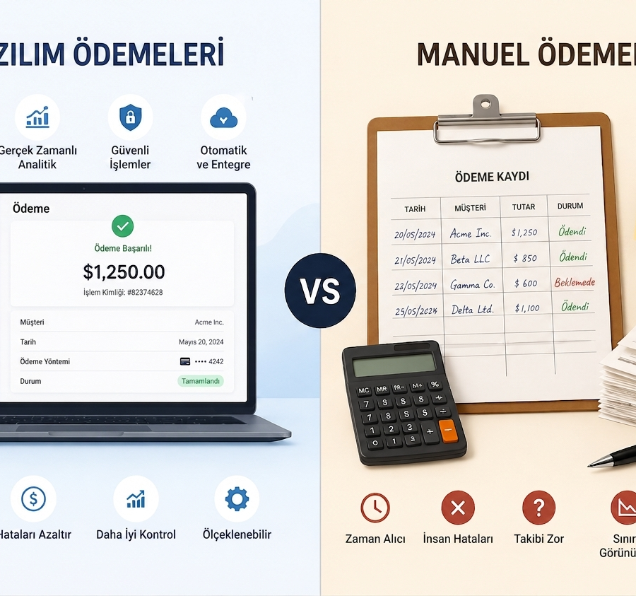 Yazılım ve Web Tasarım Ödemeleri